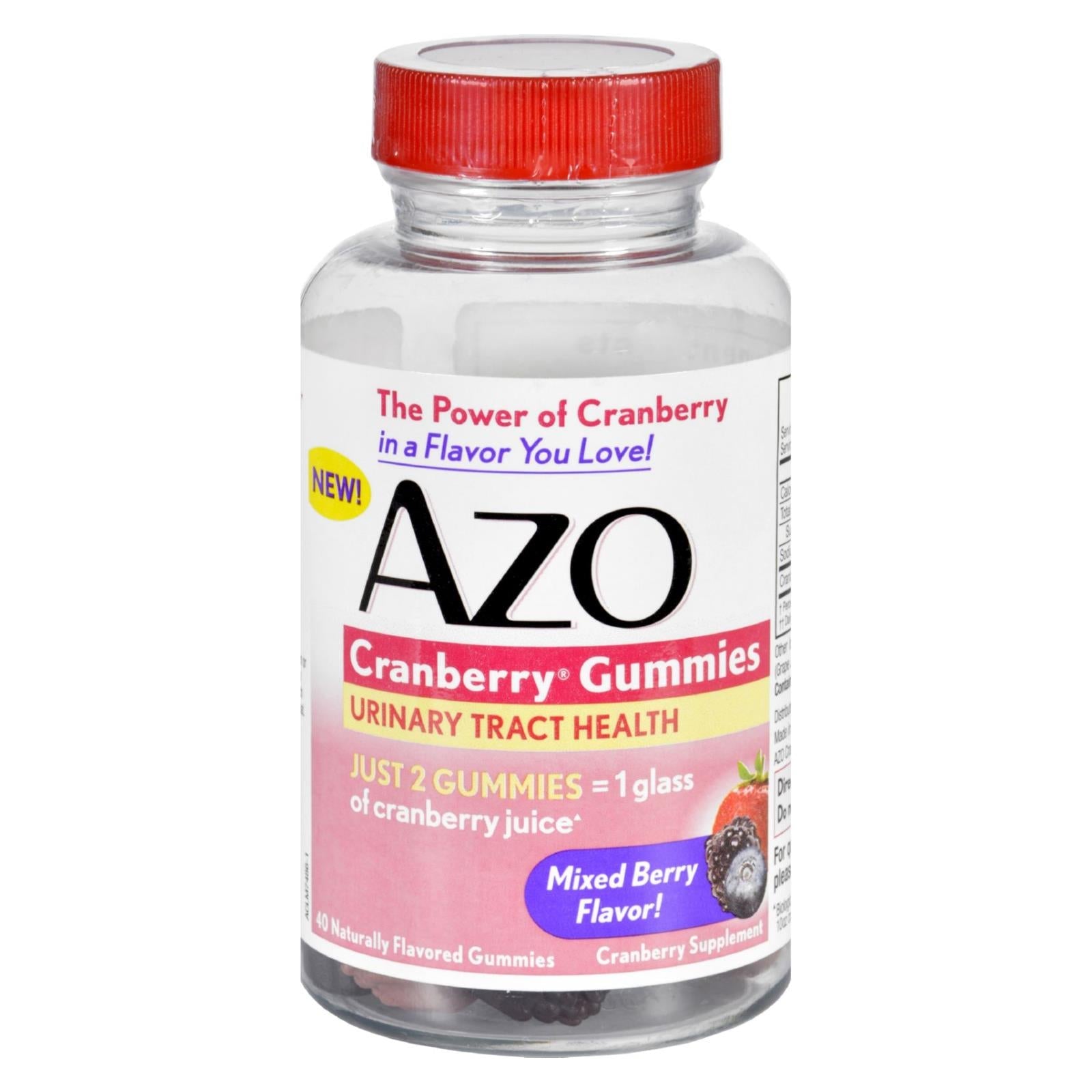 Gomitas de arándano Azo - 40 unidades