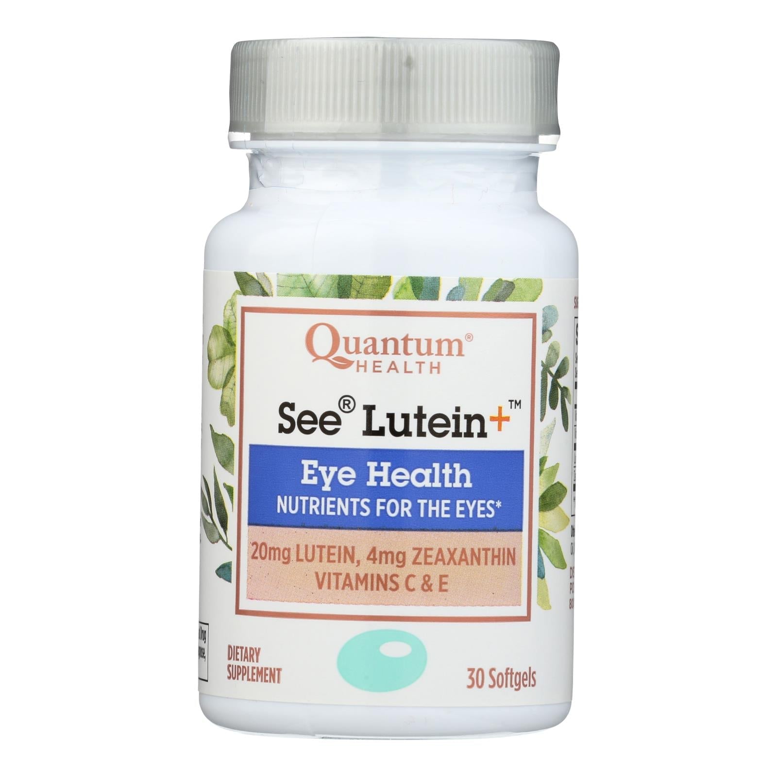 Luteína para la salud ocular, 30 cápsulas blandas