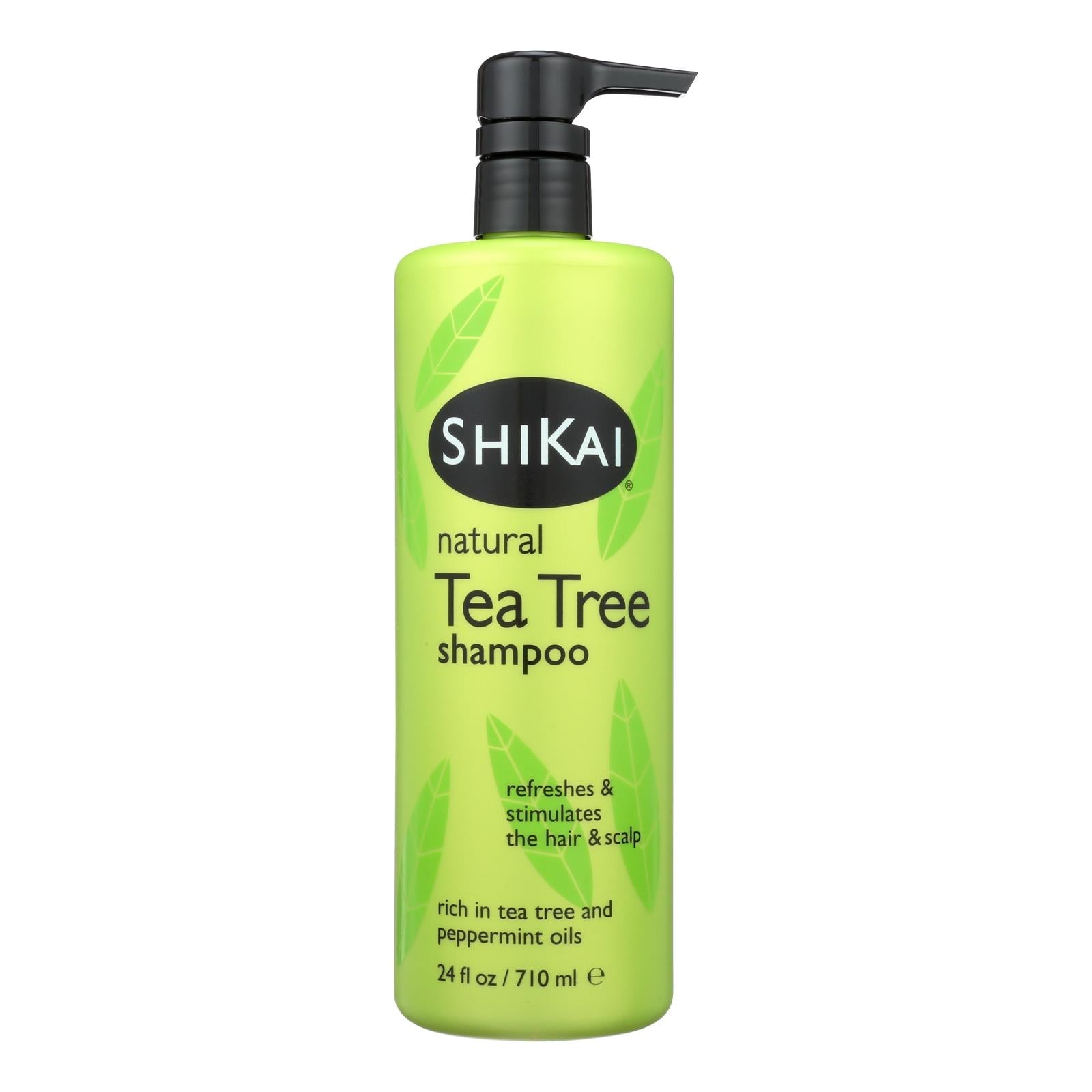 Champú de aceite de árbol de té Shikai - 24 onzas líquidas