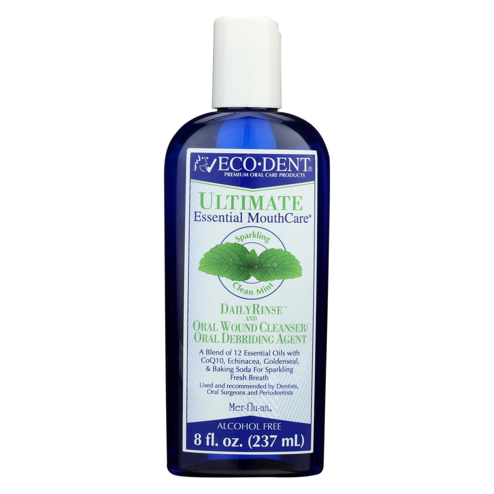 Enjuague bucal diario enriquecido con oxígeno Eco-Dent - 8 oz.