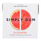 Simply Gum Cleanse (paquete de 12, 15 chicles cada uno)