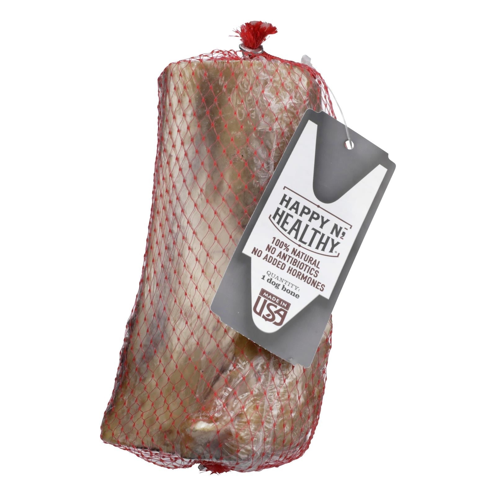 Hueso para perro Happy N Healthy Pet sabor carne de res (paquete de 6)
