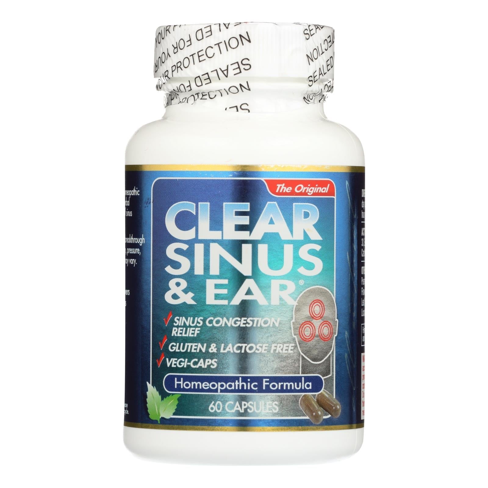 Clear Products Clear Sinus and Ear, 60 cápsulas 