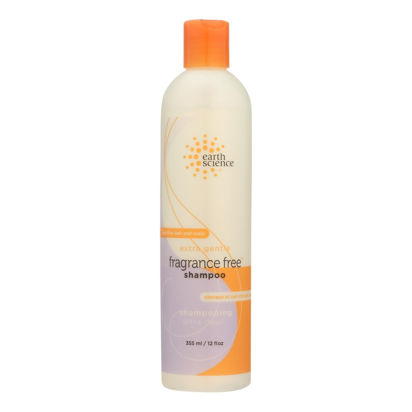 Champú Earth Science Pure Essentials para cuero cabelludo sensible - Sin fragancia - 355 ml