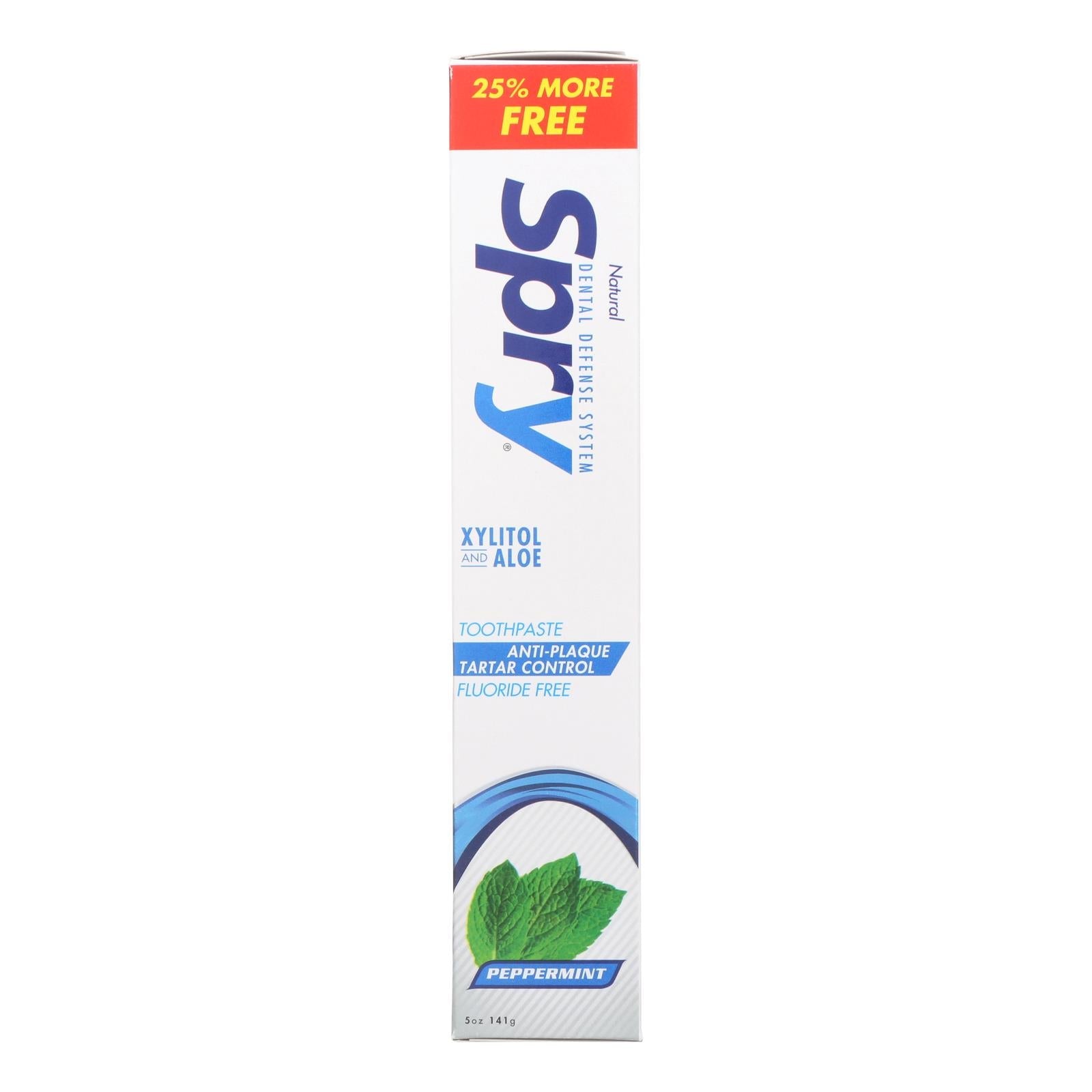 Pasta dental de menta y xilitol Spry - 4 oz