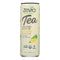 Té negro de limón Zevia sin calorías, paquete de 12 (355 ml por lata) 