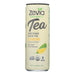 Té negro de limón Zevia sin calorías, paquete de 12 (355 ml por lata) 