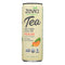 Té de melocotón negro sin calorías Zevia (paquete de 12 - 355 ml)