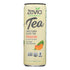 Té de melocotón negro sin calorías Zevia (paquete de 12 - 355 ml)