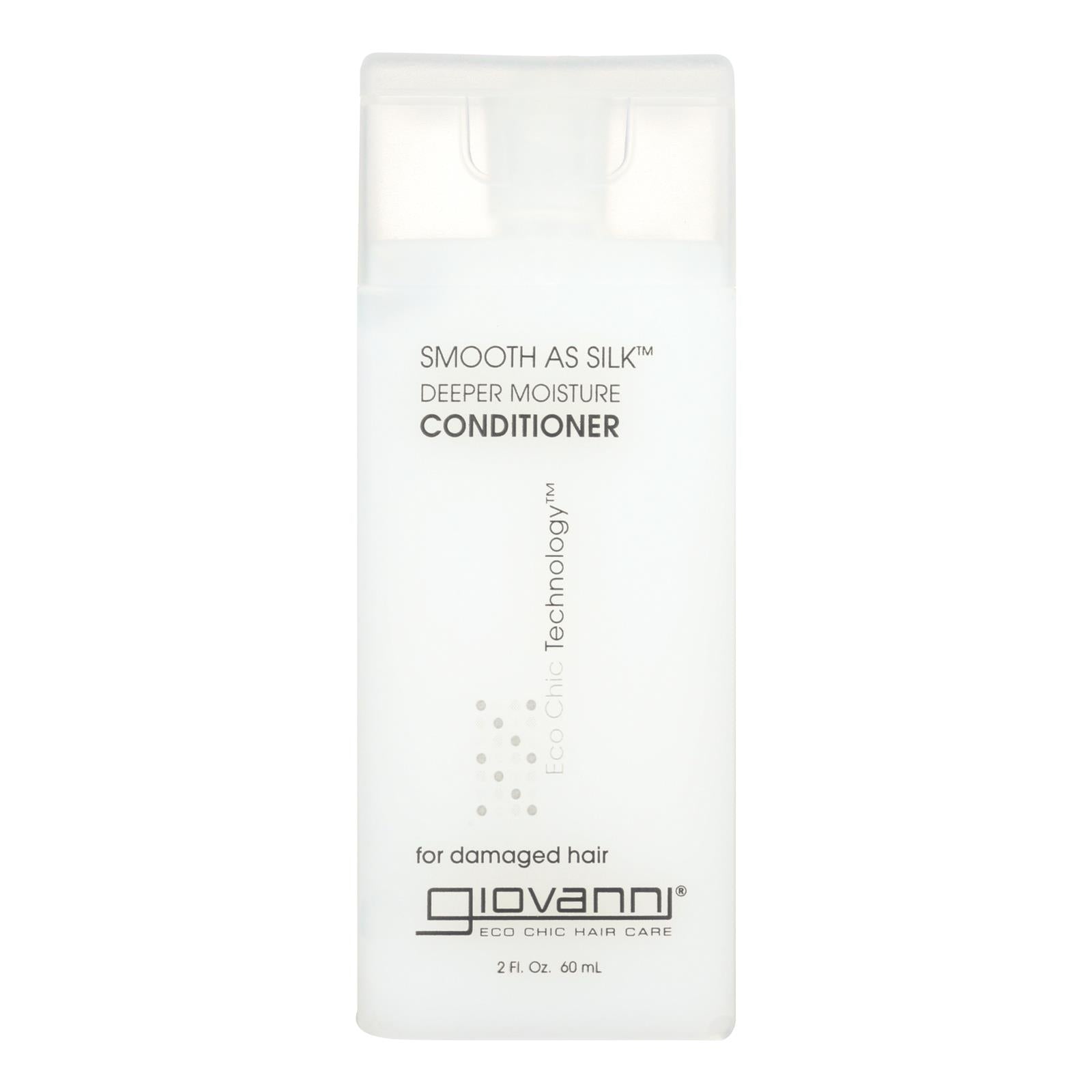 Acondicionador Giovanni Smooth As Silk Deeper Moisture - 2 onzas líquidas 