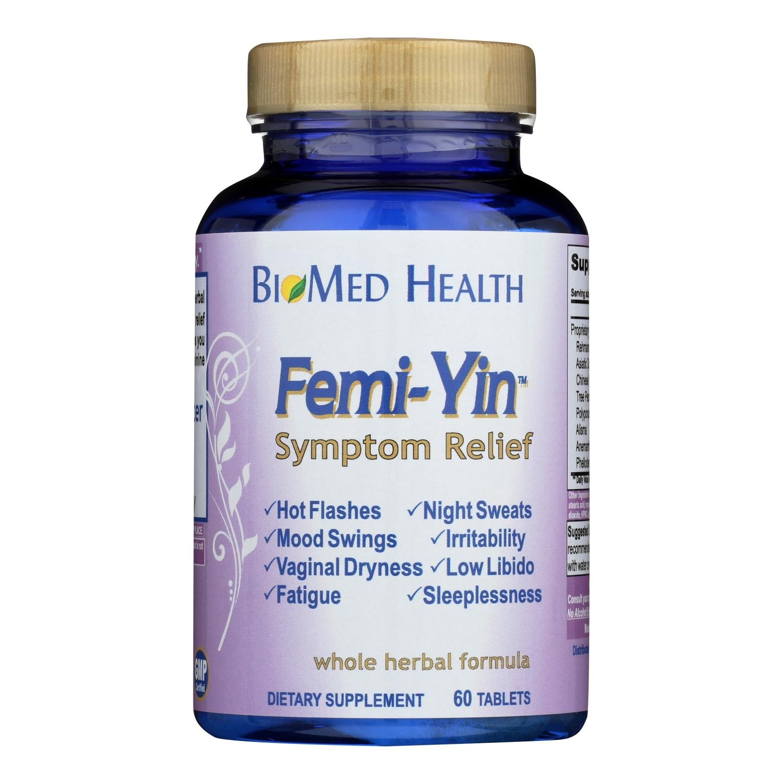 Cápsulas Biomed Health Femi-Yin para el alivio de la perimenopausia