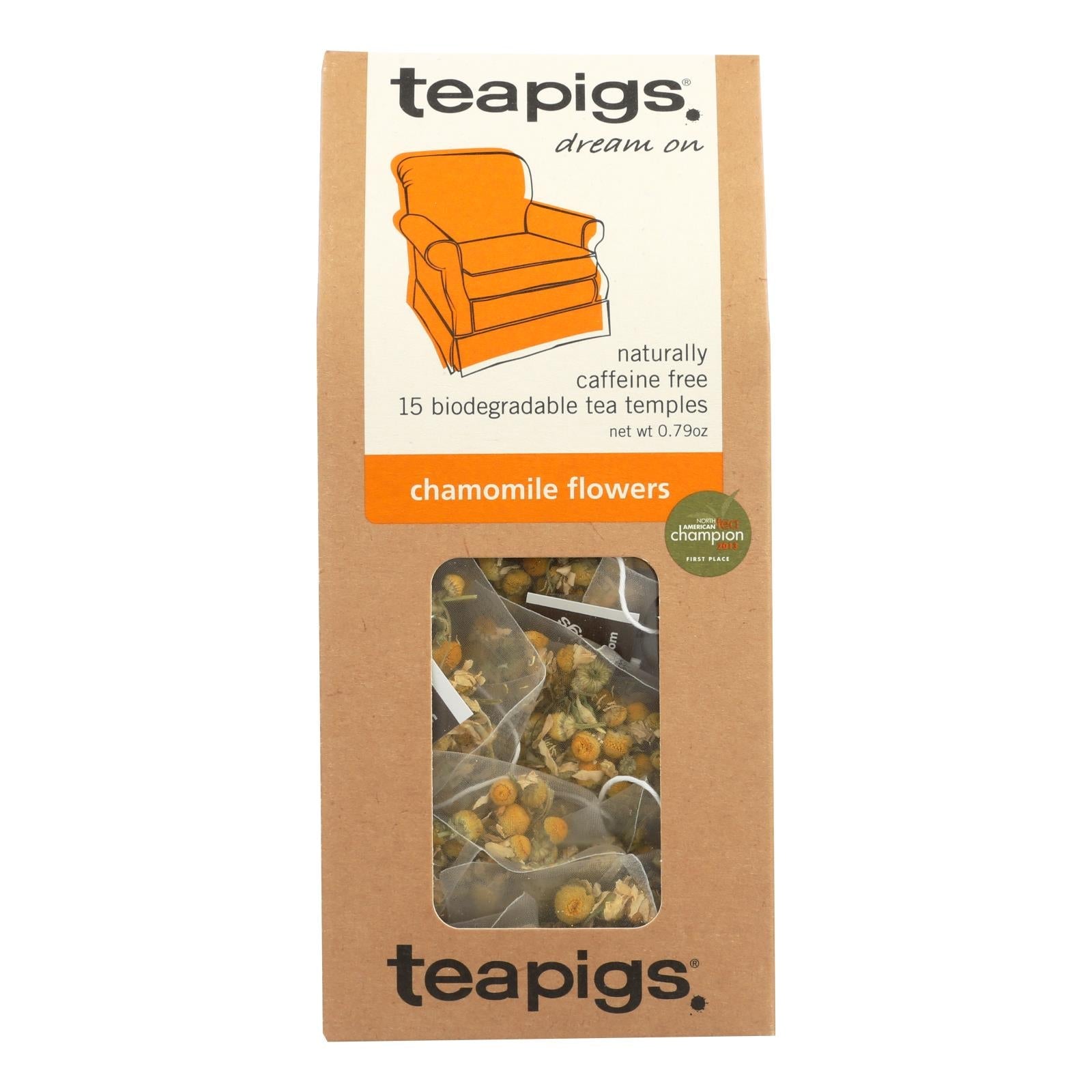 Té calmante de flor de manzanilla Teapigs (paquete de 6 - 15 unidades)
