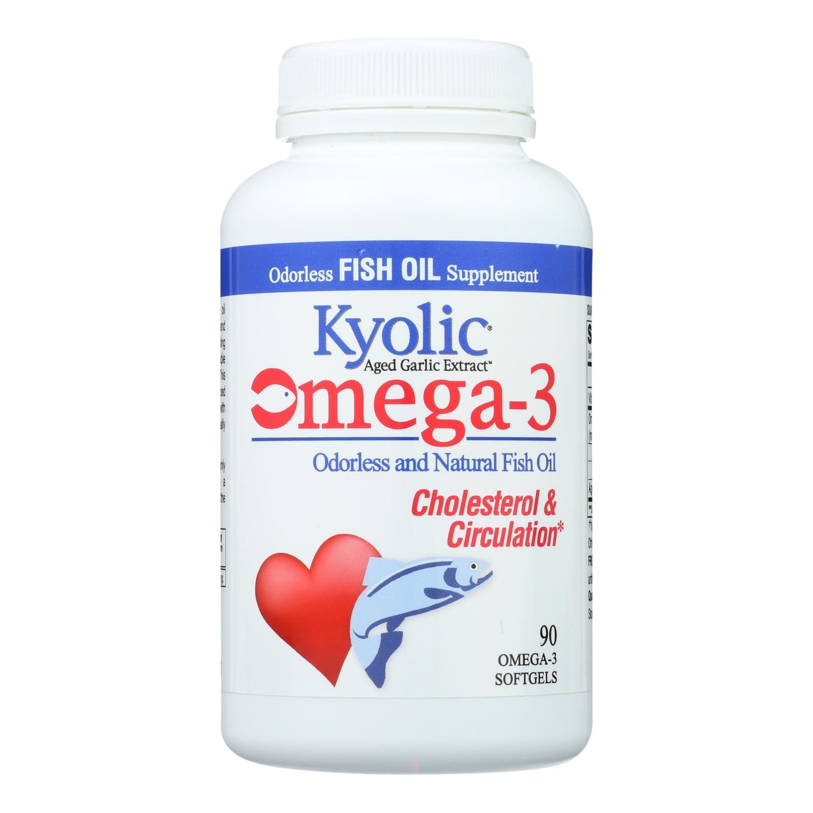 Extracto de ajo añejado Kyolic - EPA, apoyo cardiovascular (90 cápsulas blandas)