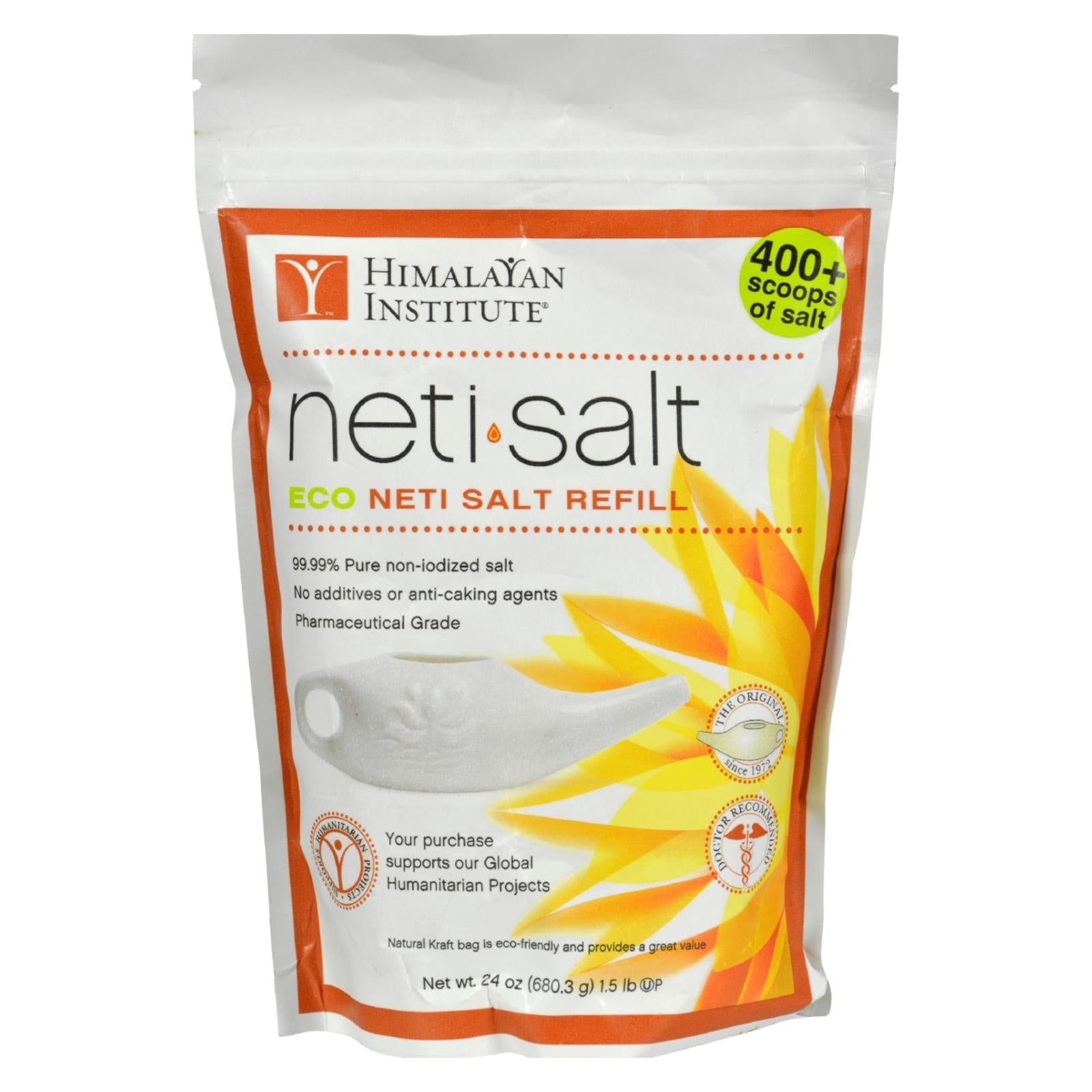 Sal para Neti Pot del Instituto del Himalaya, 1.5 libras