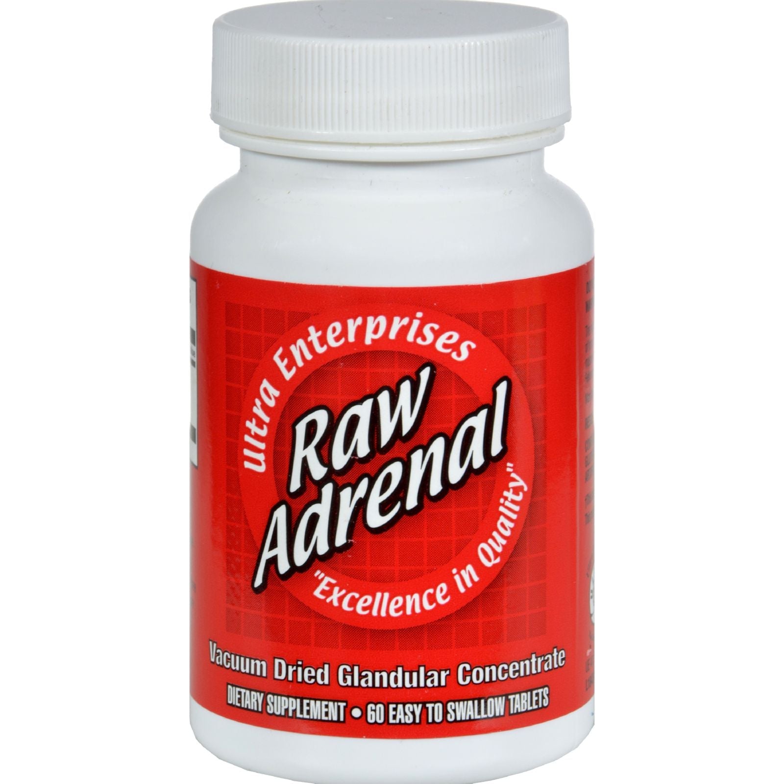 Glándulas suprarrenales crudas: aumenta la energía y la vitalidad con 200 mg (60 comprimidos)