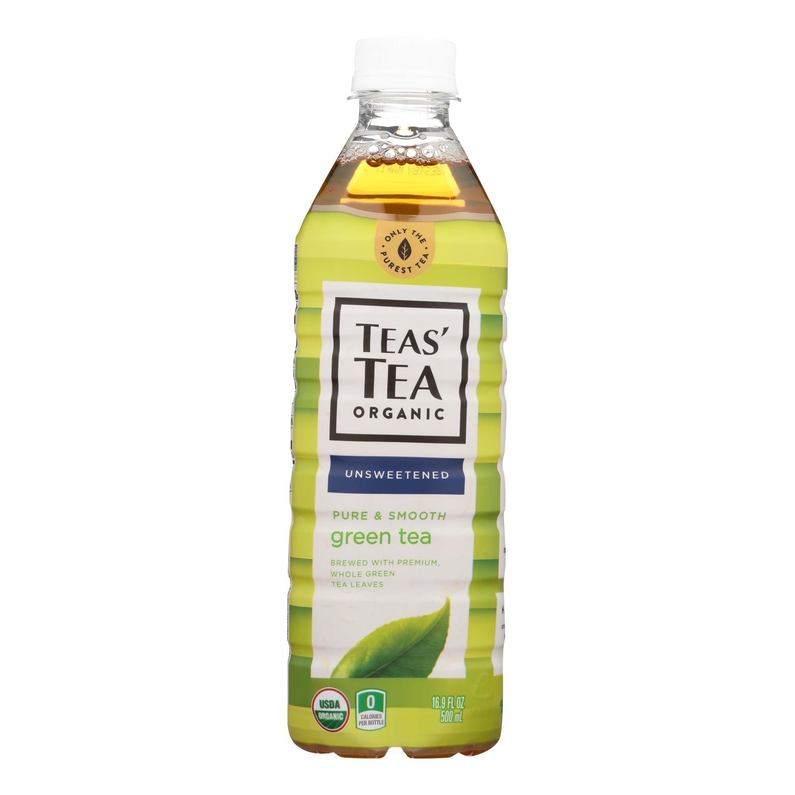 Botellas de té verde orgánico ITO EN, verde puro, 500 ml (paquete de 12) 