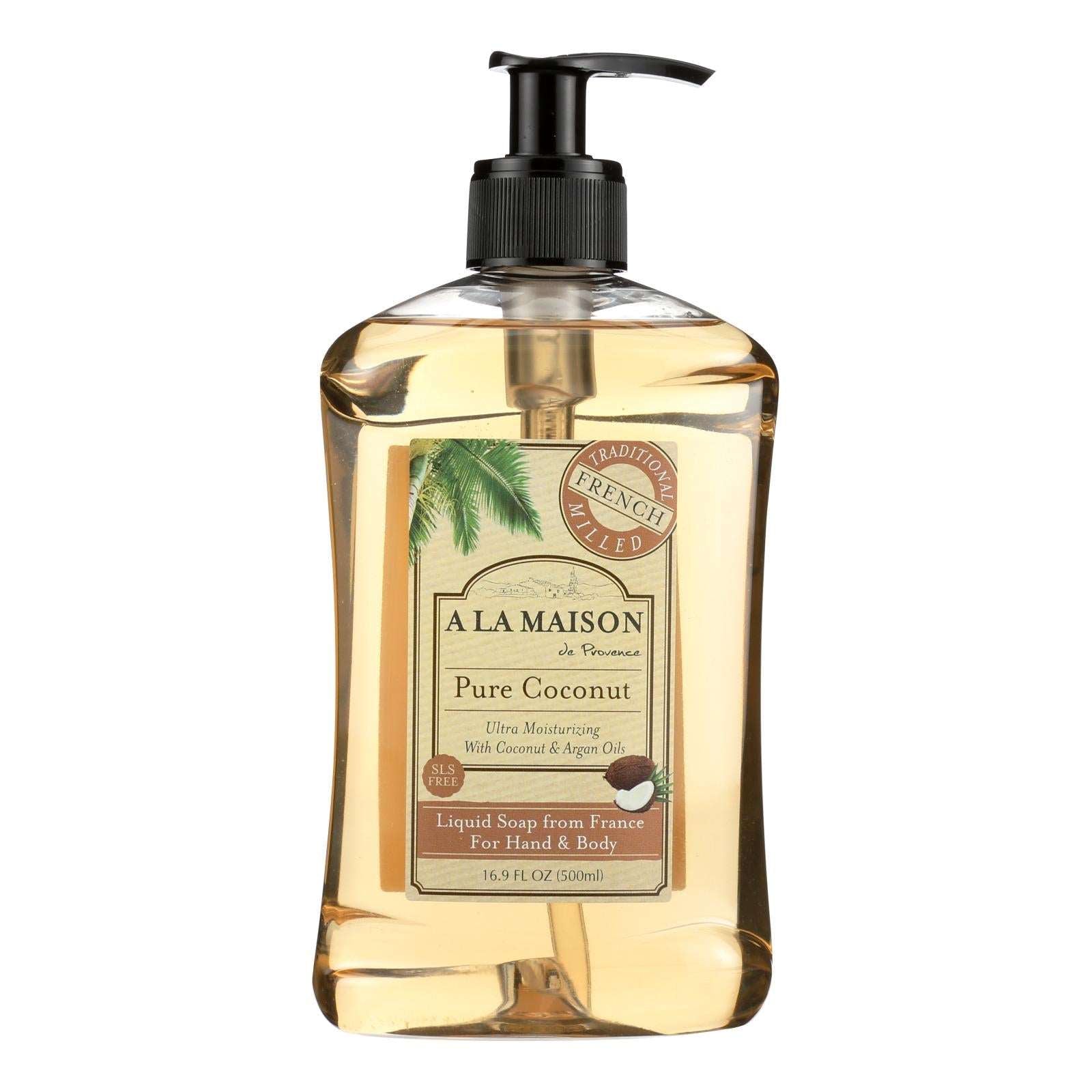 Jabón líquido francés A La Maison - Coco - 16.9 oz