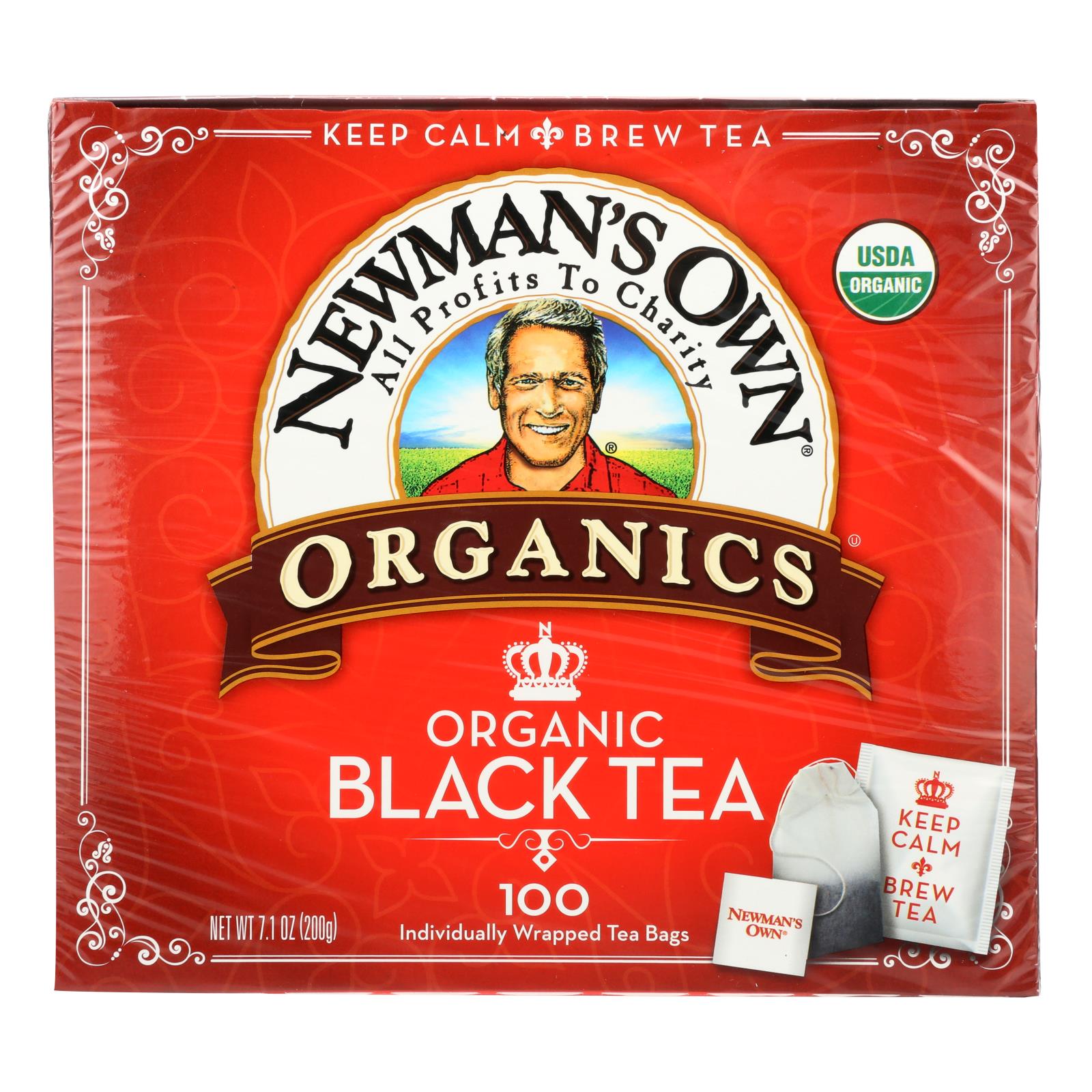 Té negro orgánico Newman's Own - 500 unidades 