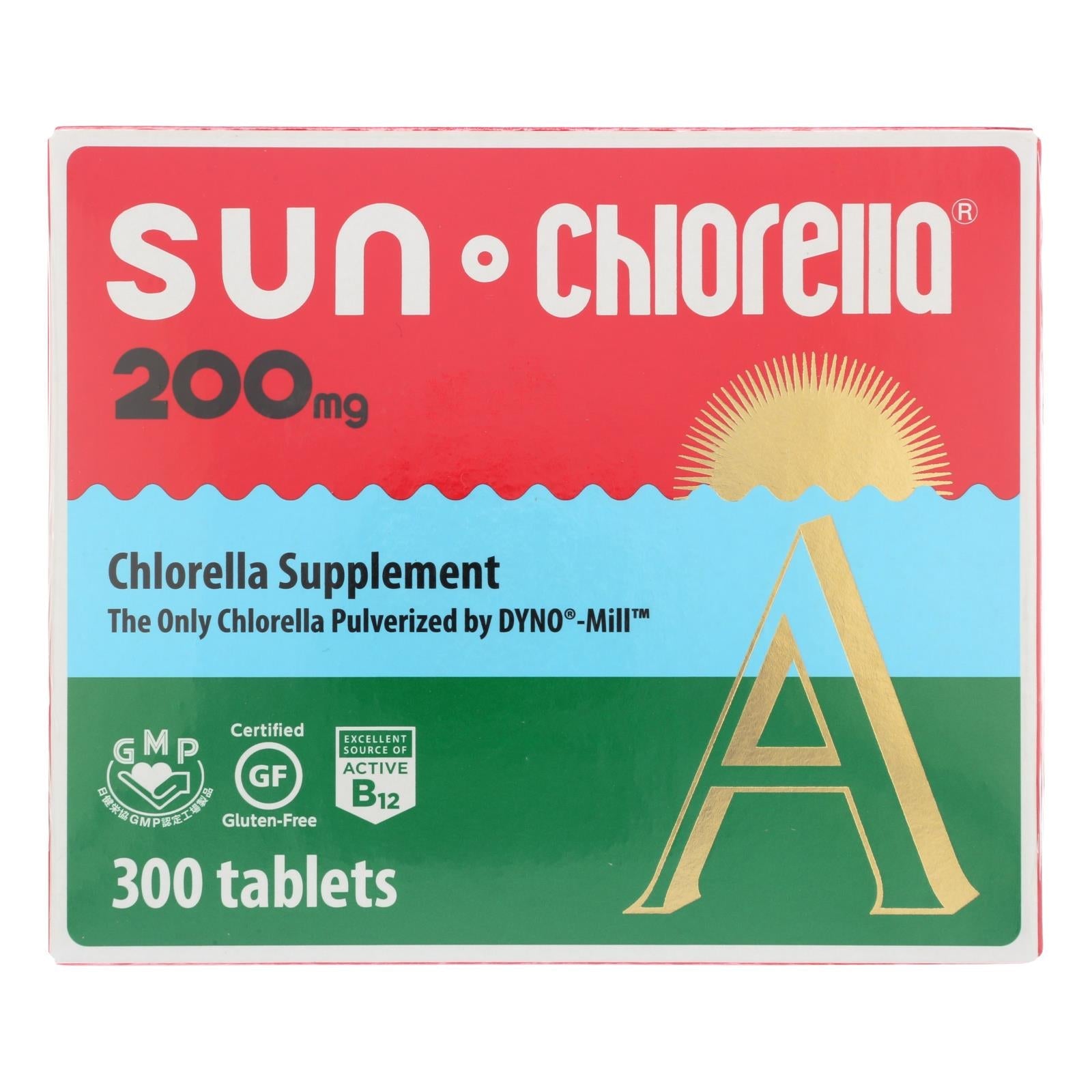 Sun Chlorella A: 300 comprimidos, potenciador vitalizante con 200 mg