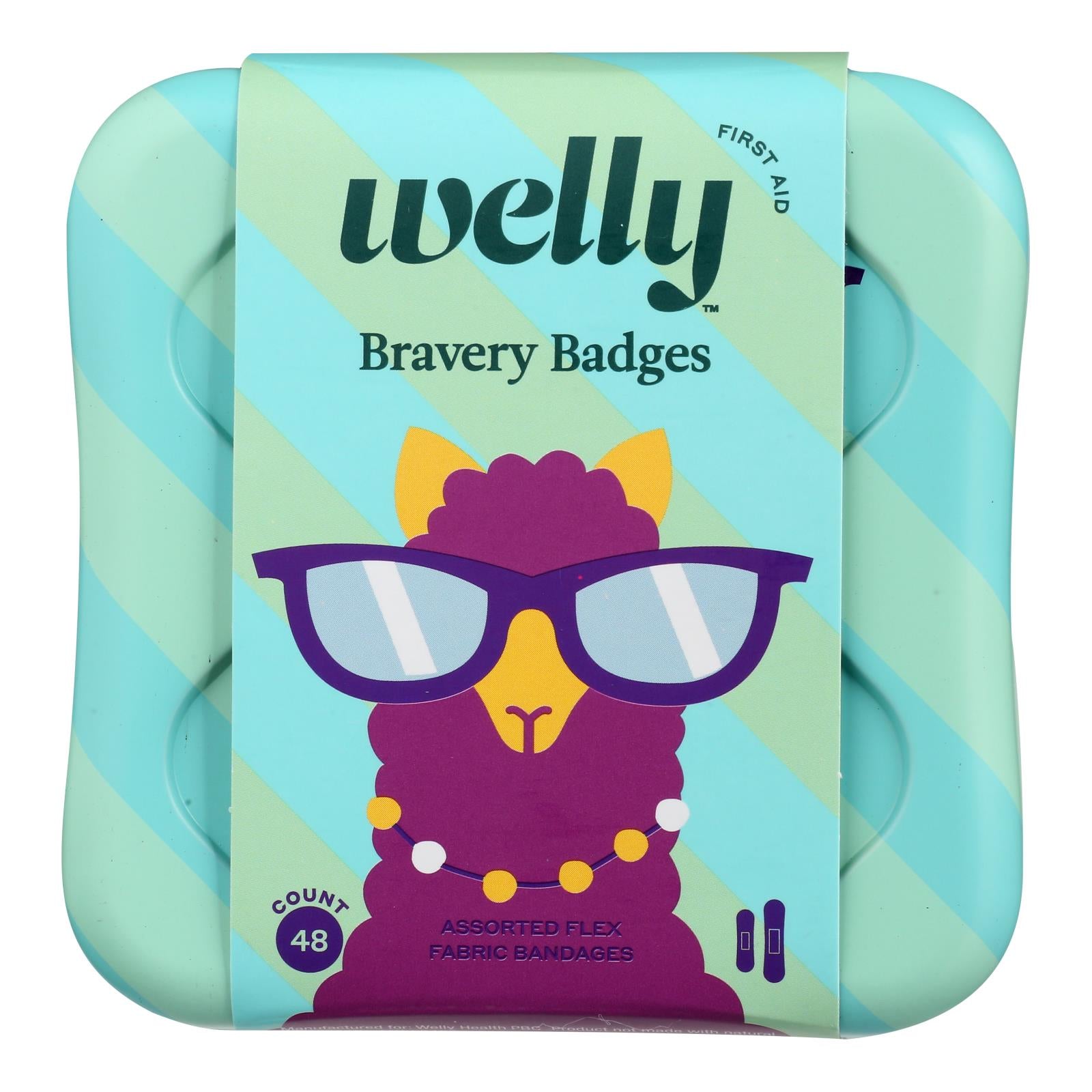 Vendajes adhesivos Welly de primeros auxilios para mascotas (paquete de 6, 48 unidades)
