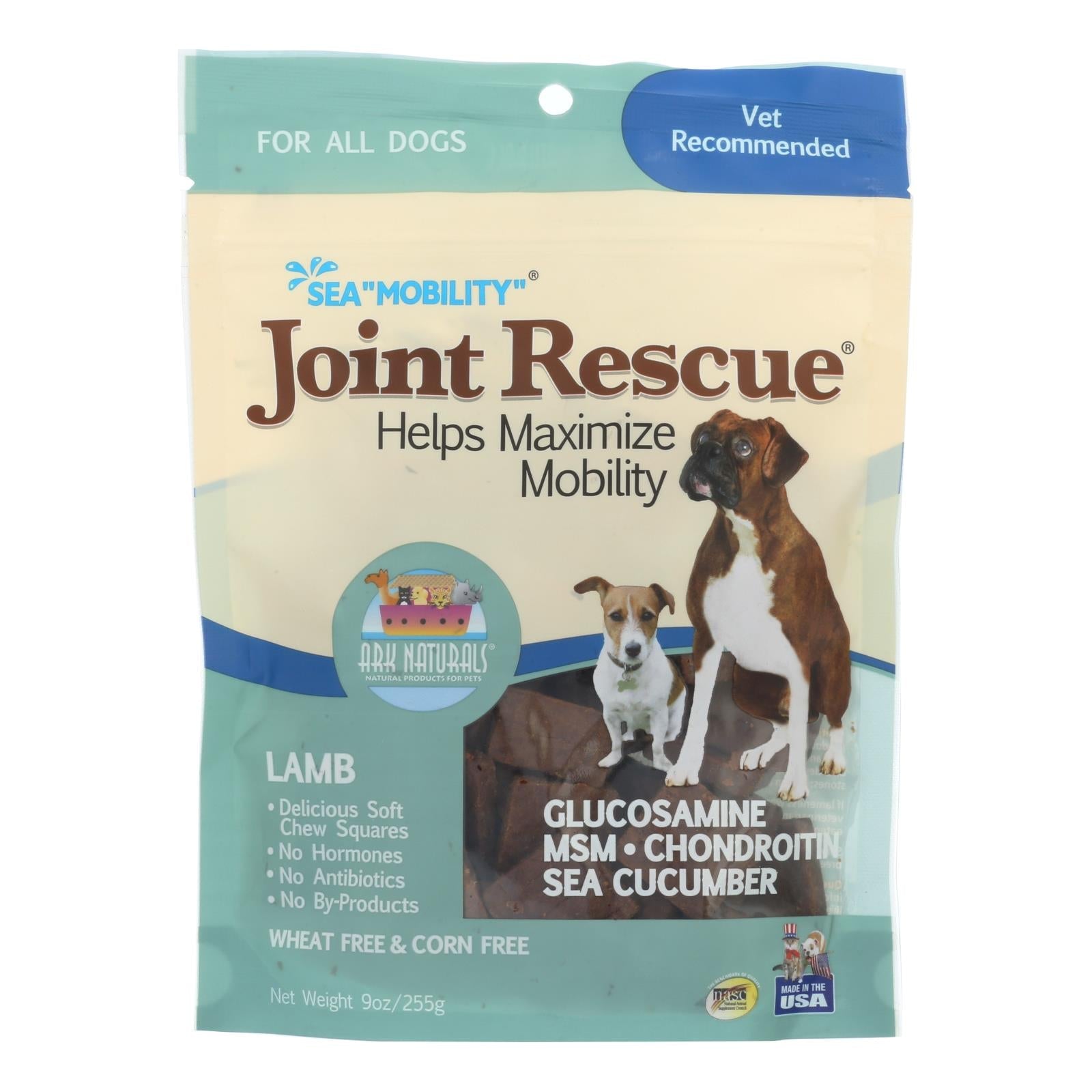 Cecina de cordero Ark Naturals Sea Mobility Joint Rescue - 9 oz