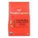 Wedderspoon Organic Manuka Honey Drops with Ginger - 15+ UMF (Pack of 4)