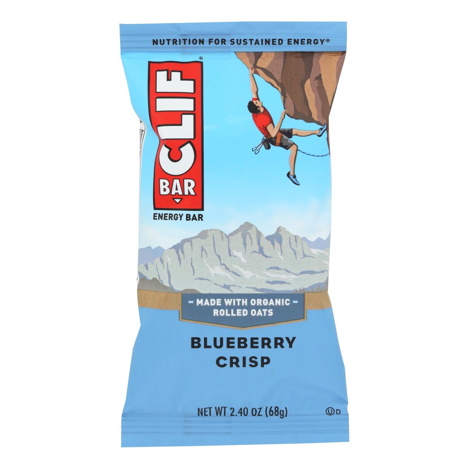 Clif Bar Crujiente de Arándanos Orgánicos (Paquete de 12 - 2.4 oz.)