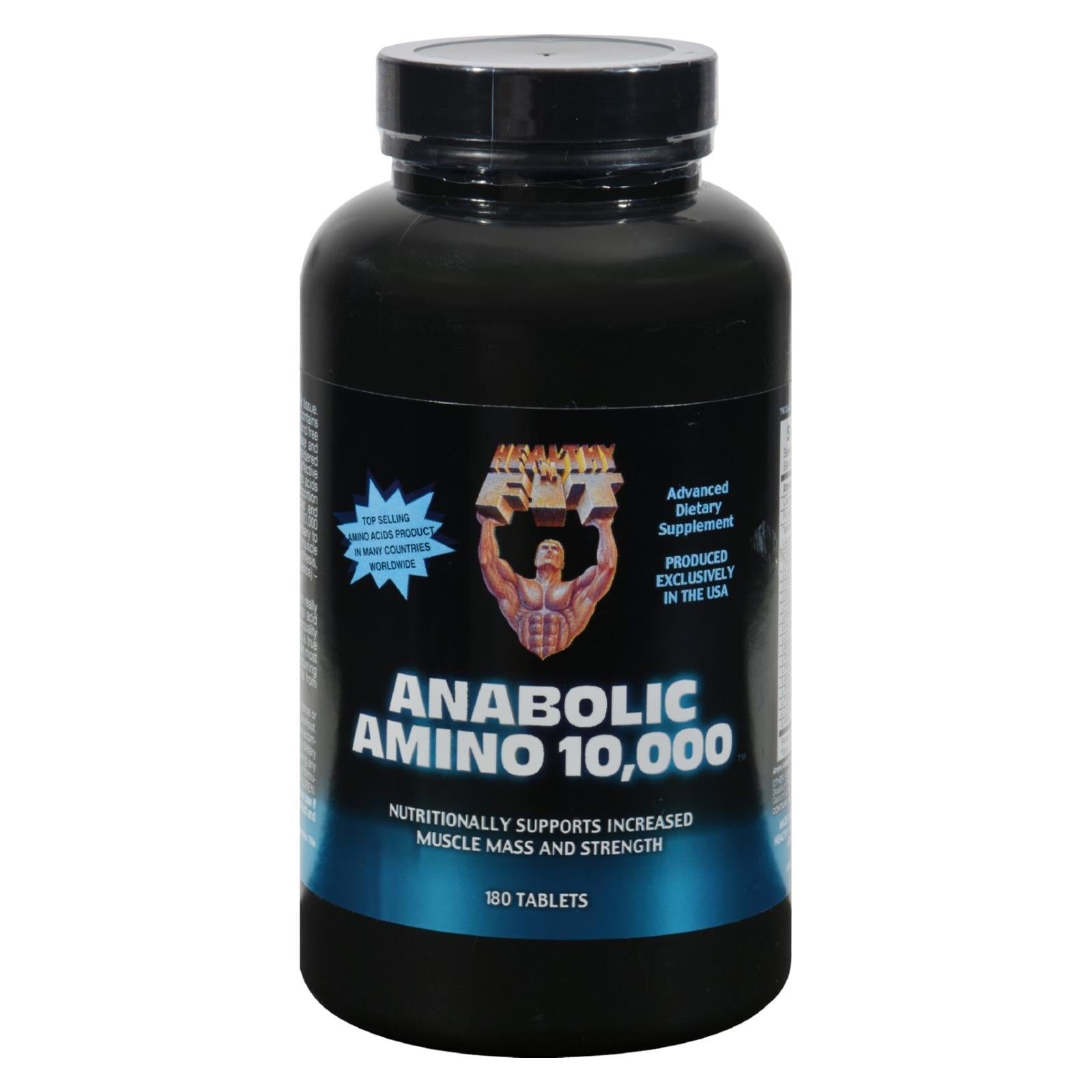 Suplemento de aminoácidos esenciales Healthy 'n Fit Amino 10000 - 180 comprimidos