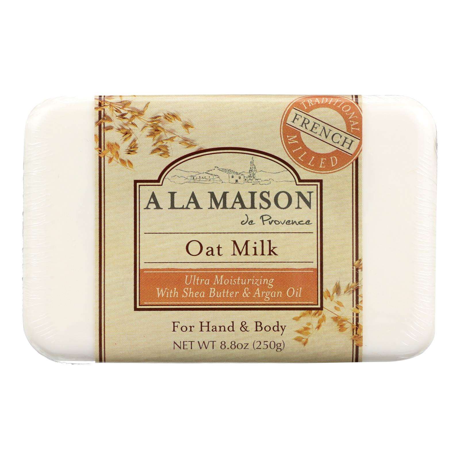 Jabón en barra con infusión de leche de avena A La Maison (8,8 oz)