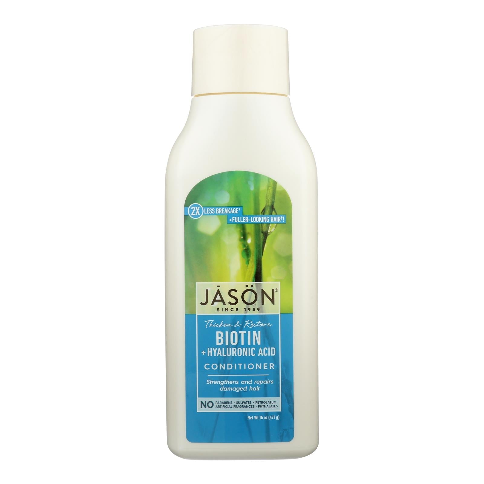 Acondicionador restaurador natural con biotina de Jason (16 onzas líquidas) 