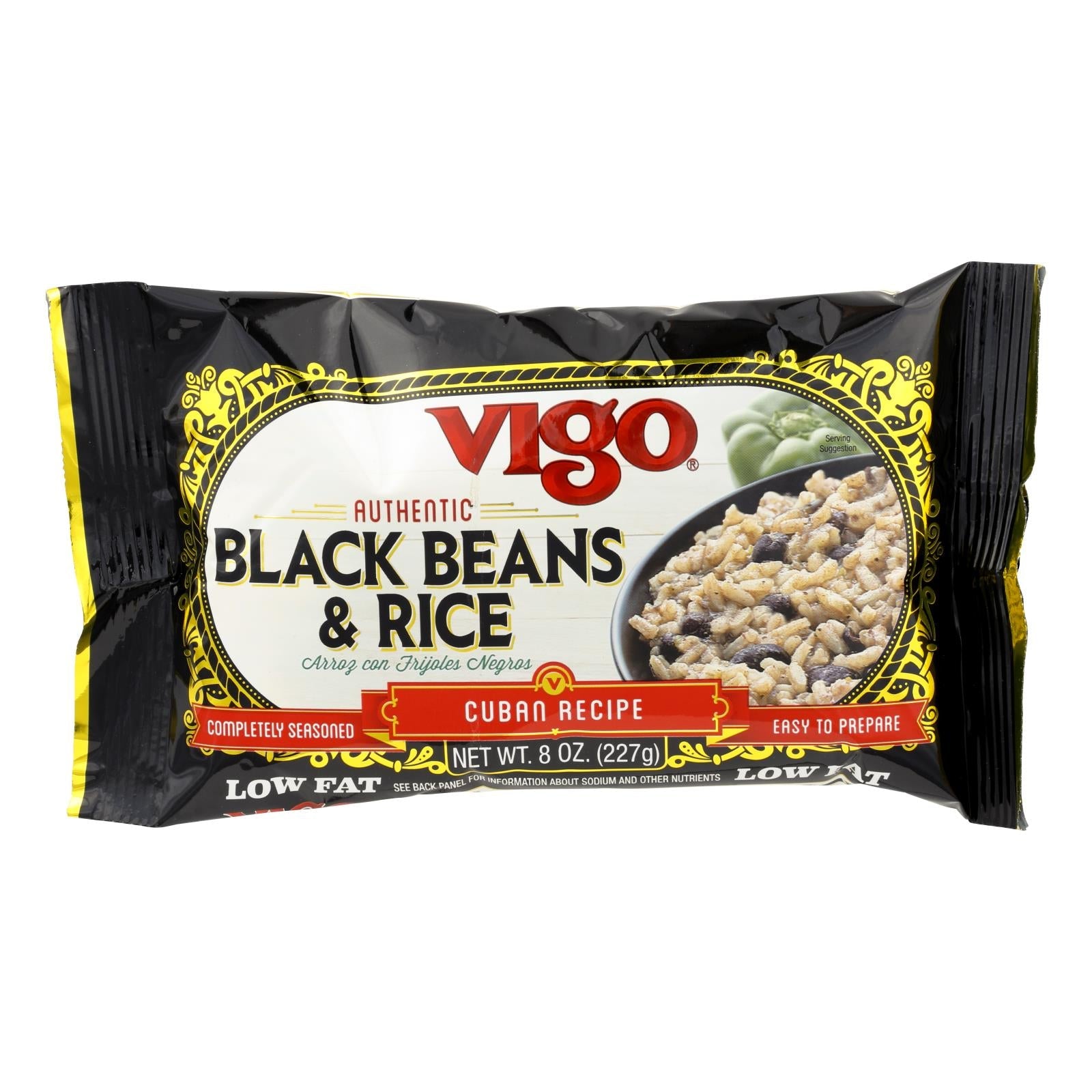 Vigo Black Bean & Rice, 12 Pack, 8 Oz. Per Cup