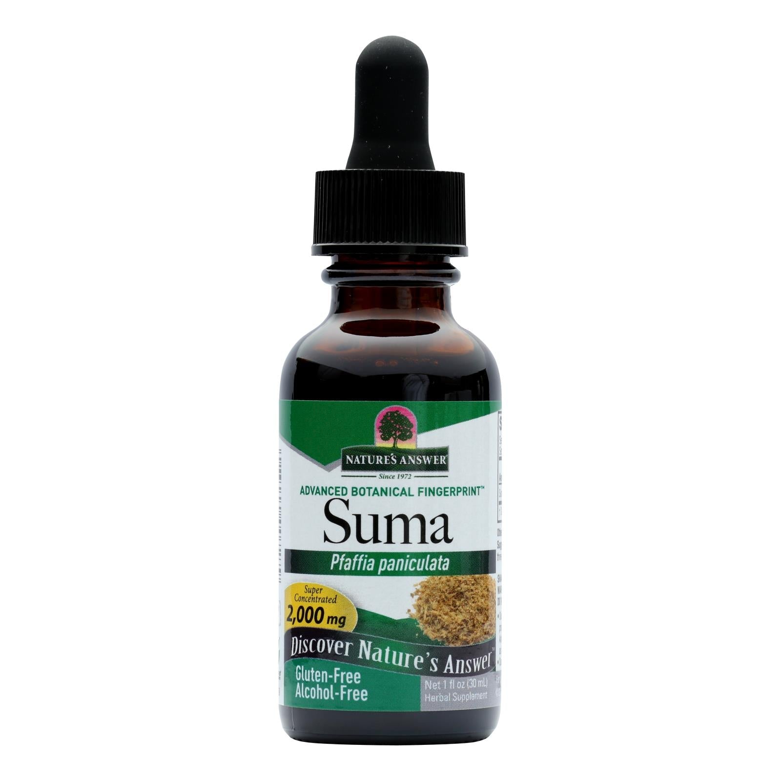 Extracto líquido de Suma de Nature's Answer, sin alcohol, 1 oz.