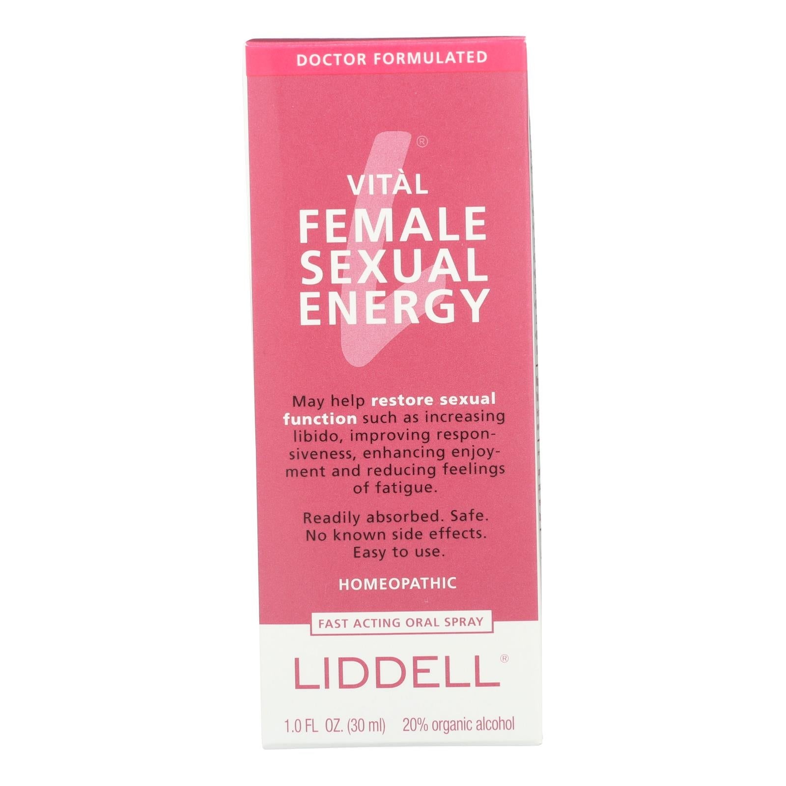 Spray homeopático para la energía sexual femenina con tapa - Fl Oz