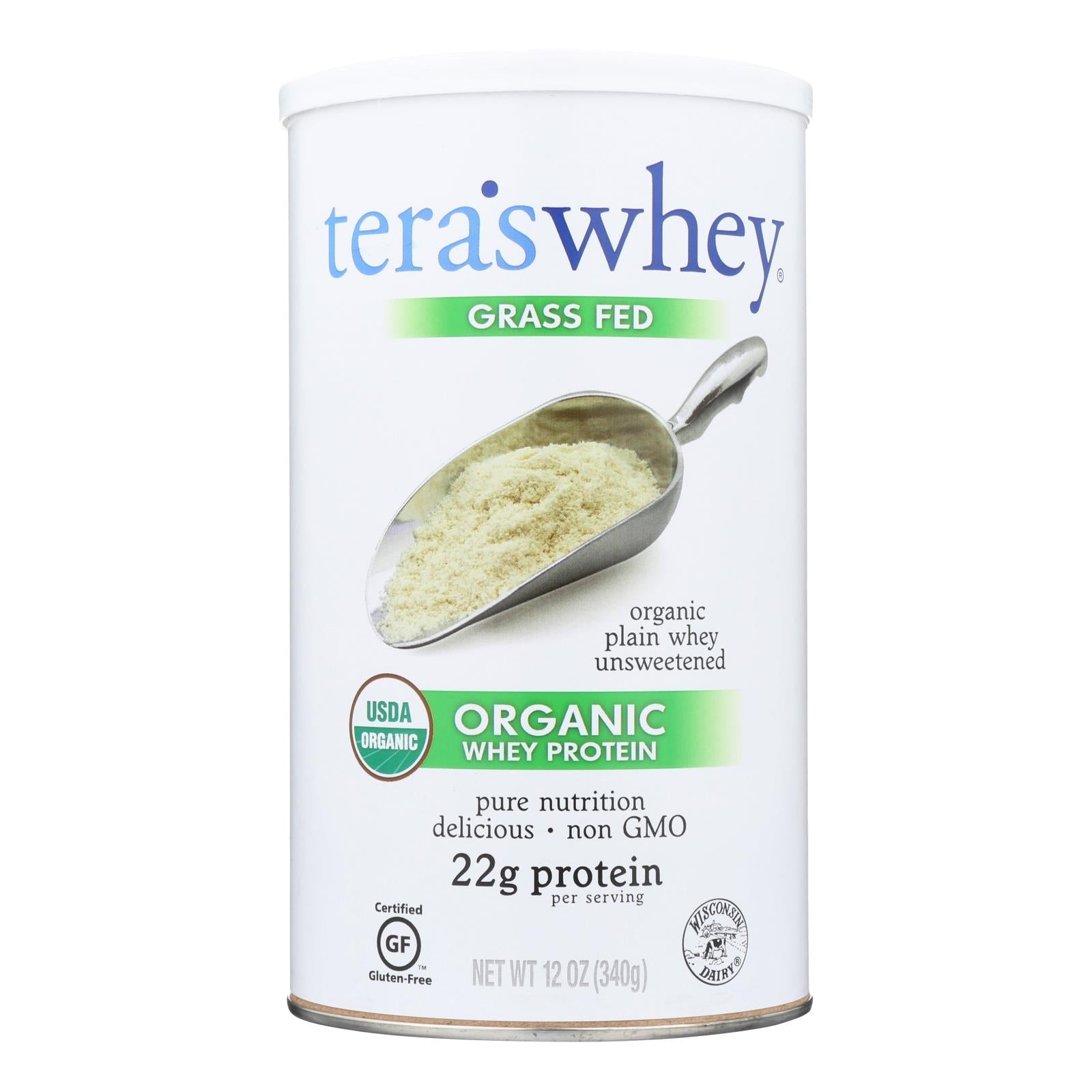 Proteína en polvo orgánica sin azúcar Teras Whey