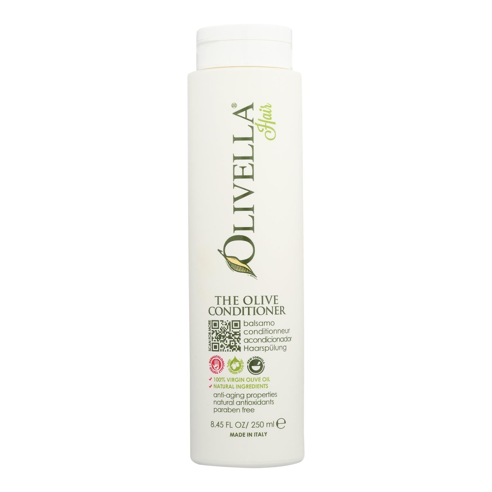 Acondicionador de oliva Olivella, 8.5 onzas líquidas
