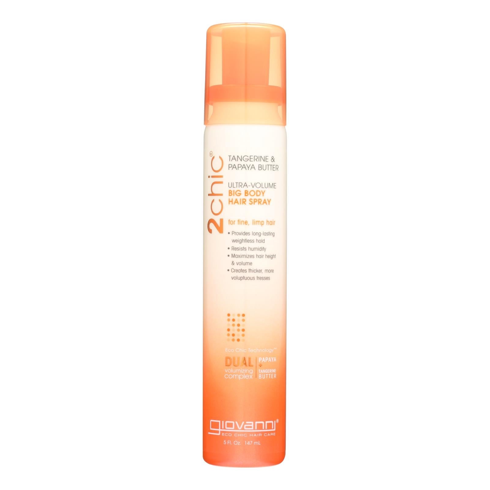 Laca voluminizadora Giovanni 2chic Ultra-Volume, 5 oz
