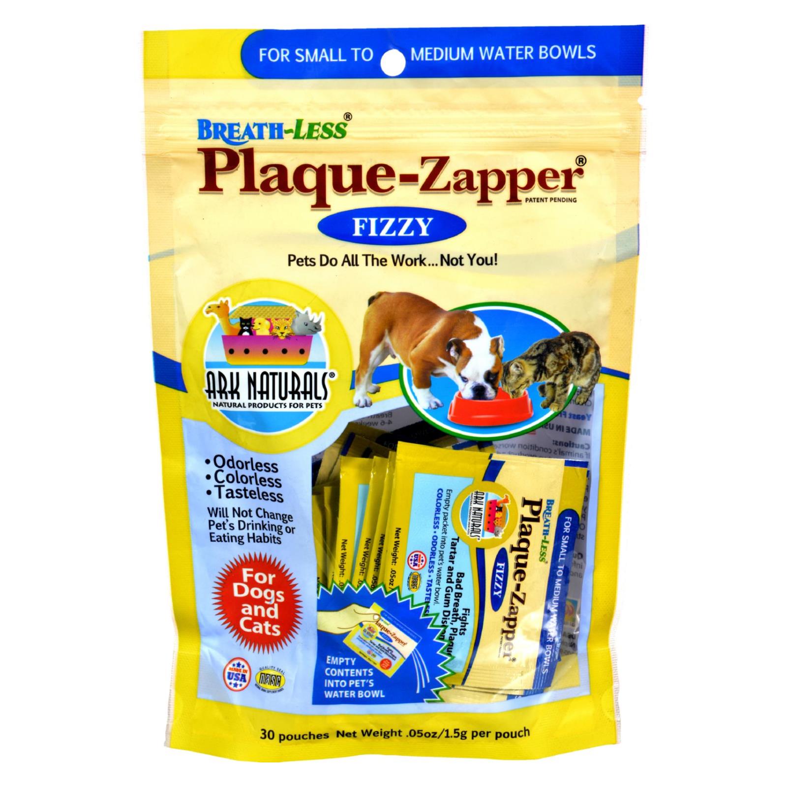 Ark Naturals Plaque-Zapper Refrescante de Aliento Efervescente para Mascotas Pequeñas y Medianas (30 Masticables)