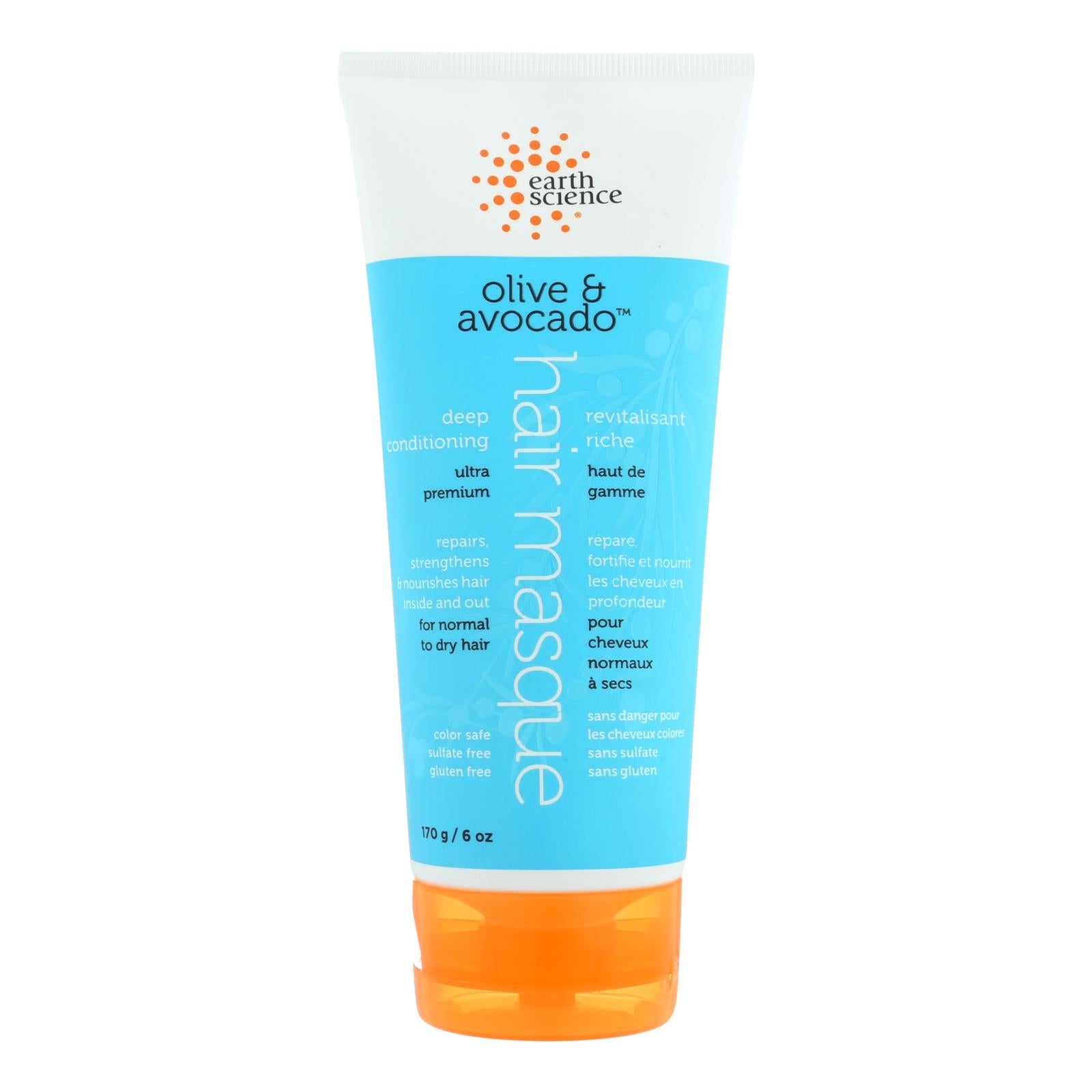 Mascarilla acondicionadora profunda Earth Science con oliva y aguacate - 177 ml