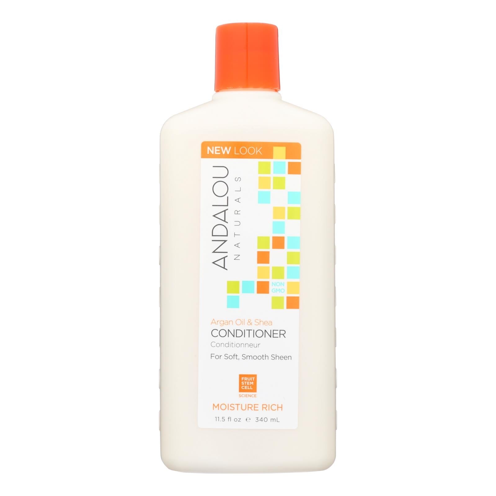 Acondicionador enriquecedor de argán y naranja dulce Andalou Naturals (325 ml) 
