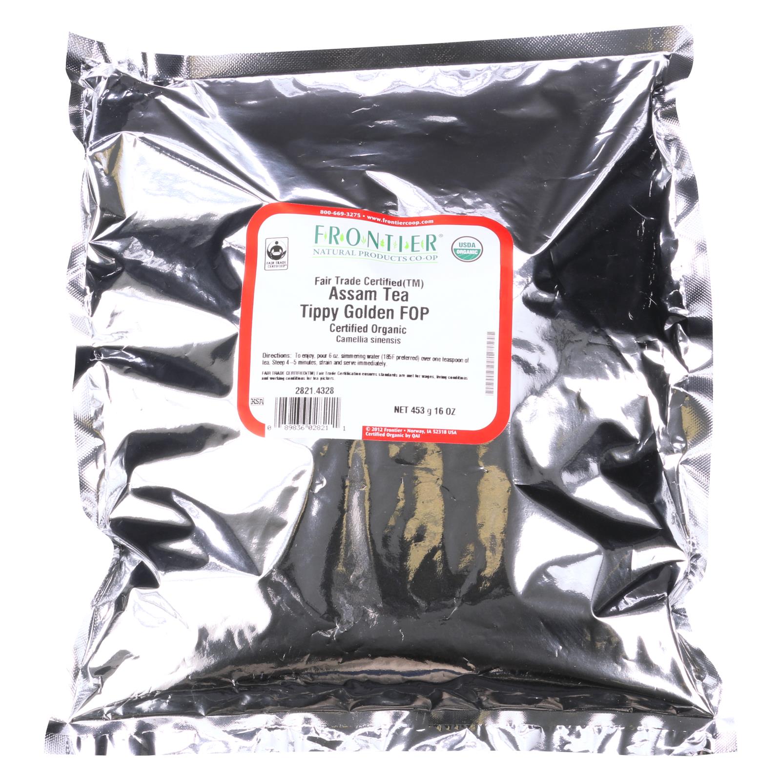 Frontier Herb Assam Black Flowering Orange Pekoe Grade (1lb)