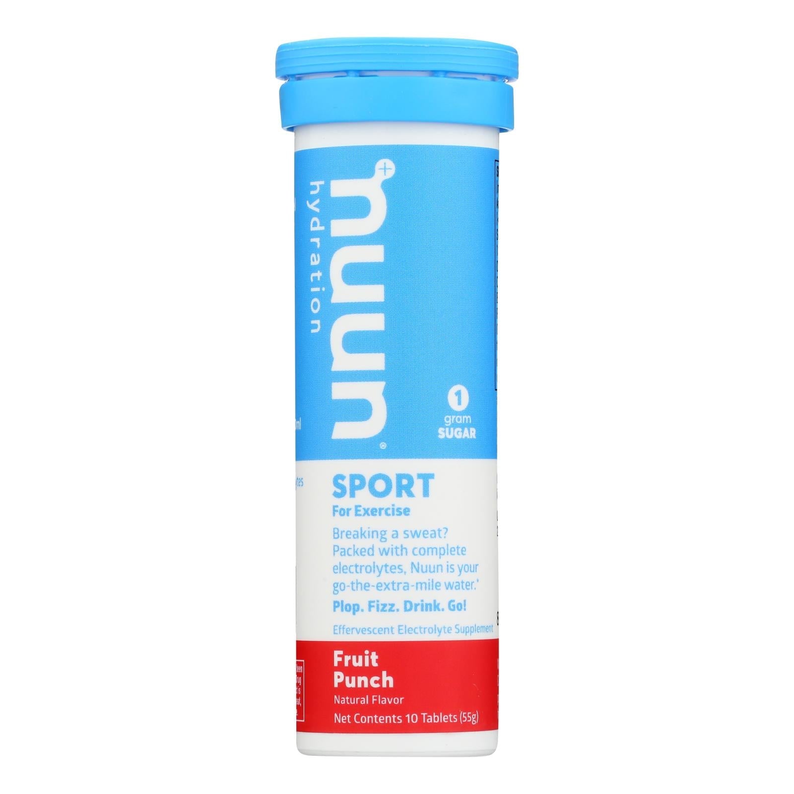 Comprimidos hidratantes Nuun Active Fruit Punch (paquete de 8 a 10 comprimidos)