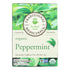 Té de menta piperita orgánico de Traditional Medicinals, sin cafeína, 16 bolsitas (paquete de 6)