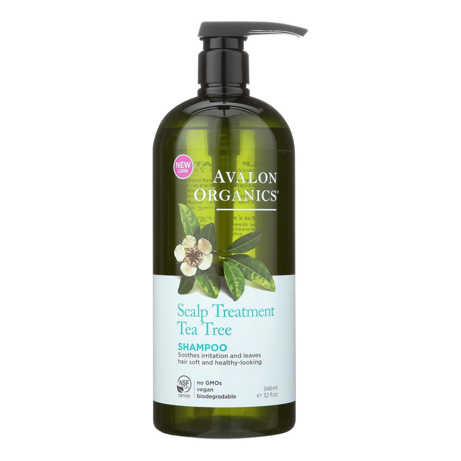 Champú de árbol de té orgánico Avalon (32 oz)