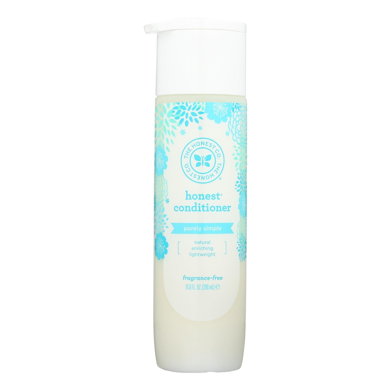 Acondicionador sin fragancia The Honest Company - Suave para piel sensible - 10 onzas líquidas