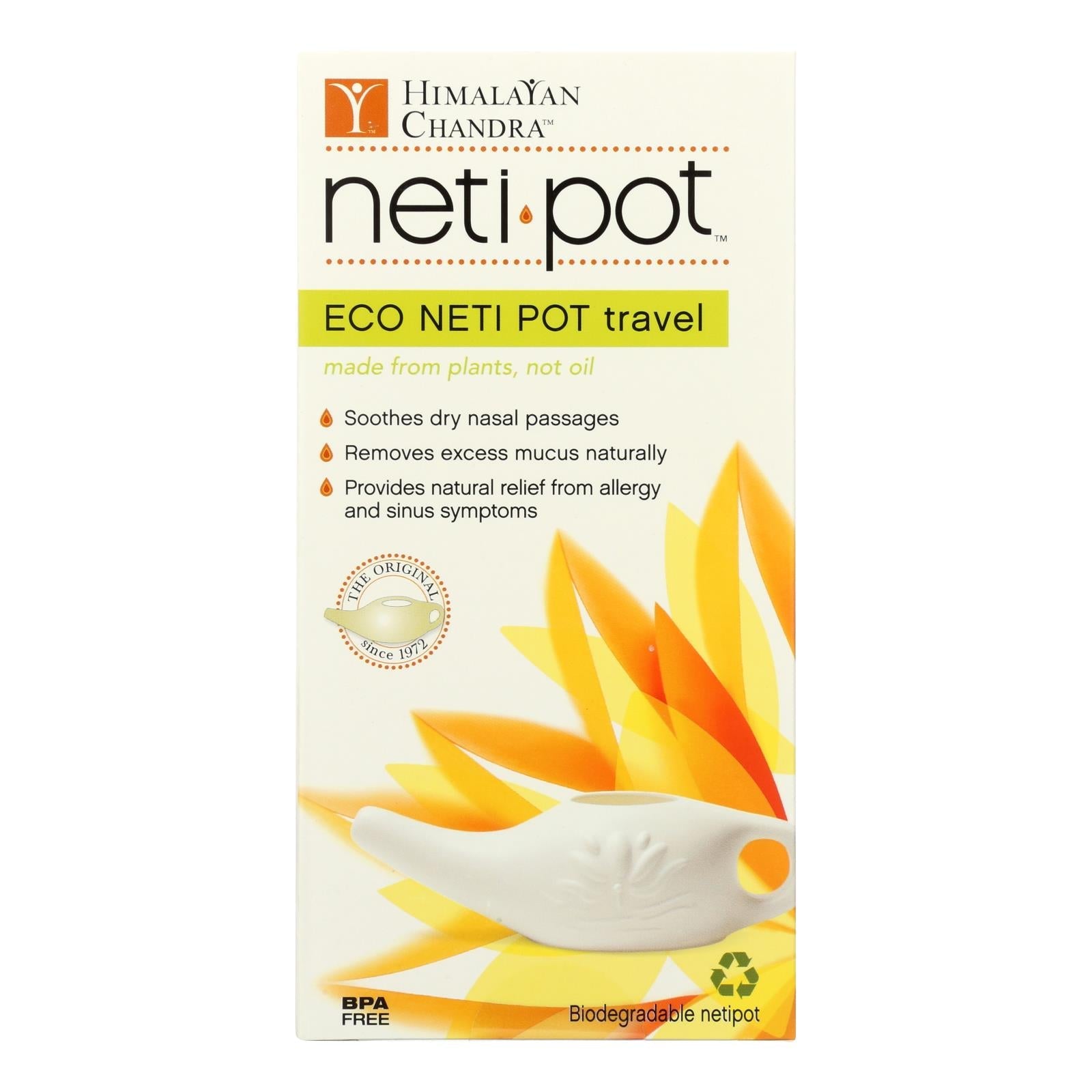 Neti-Wash ecológico irrompible del Himalayan Institute