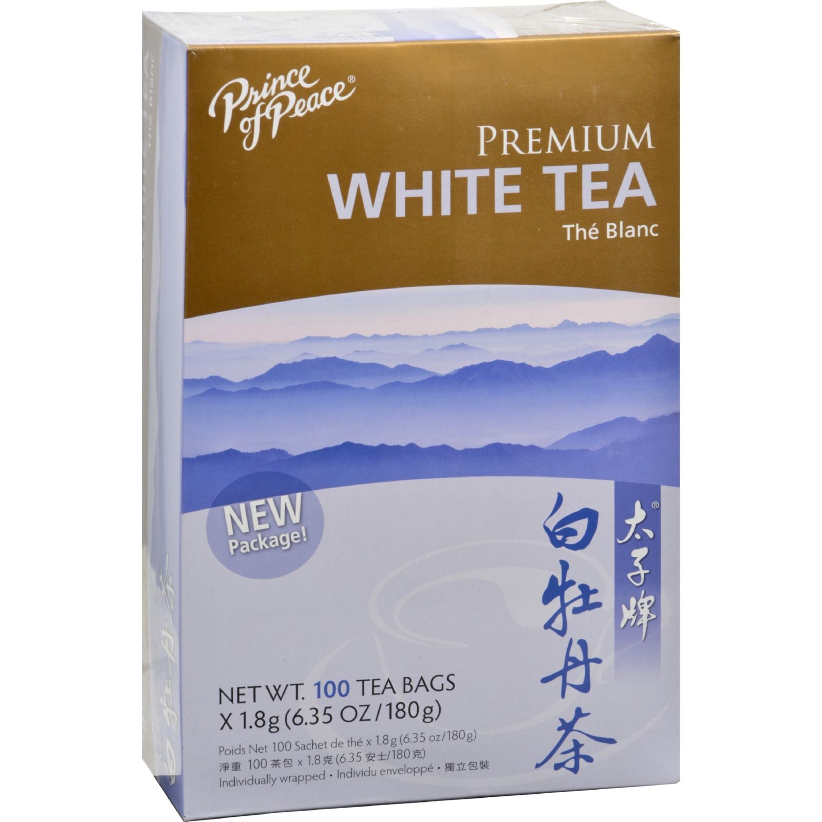 Té blanco Peonía Príncipe de la Paz - 100 u.