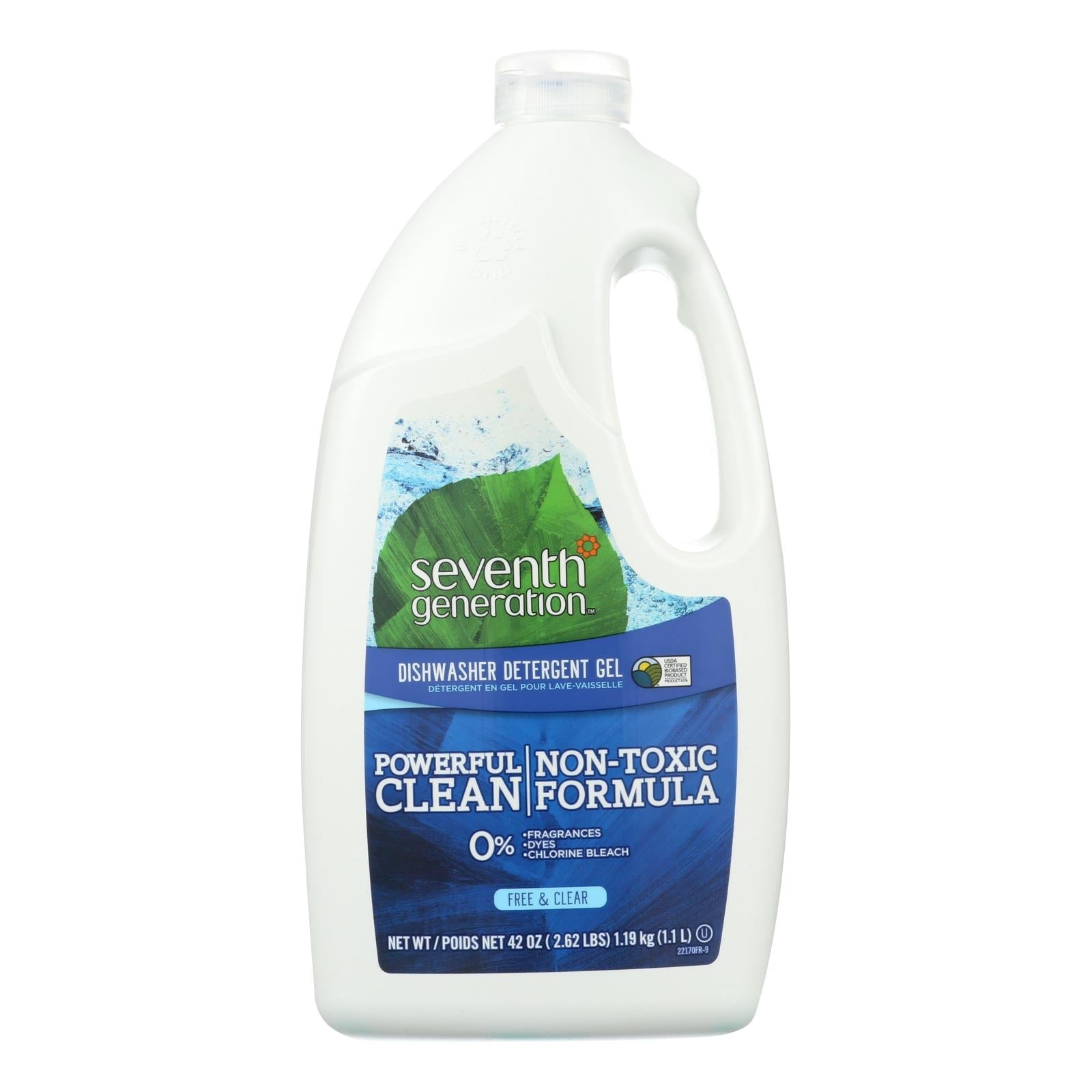 Seventh Generation Auto Dishwasher Gel - Free and Clear (6 ct - 42 Fl Oz/ea)