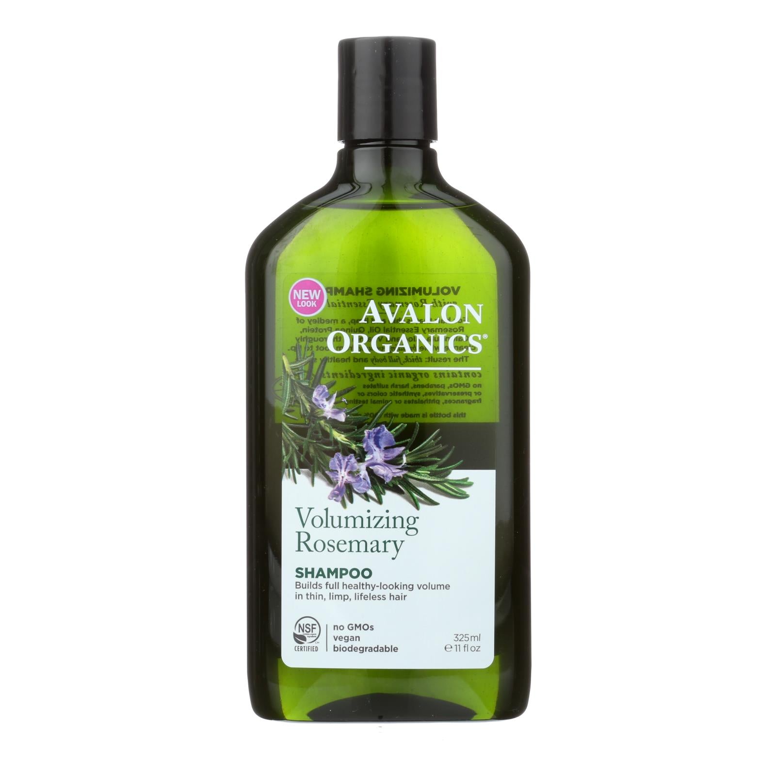 Champú voluminizador de romero Avalon Organics (315 ml)