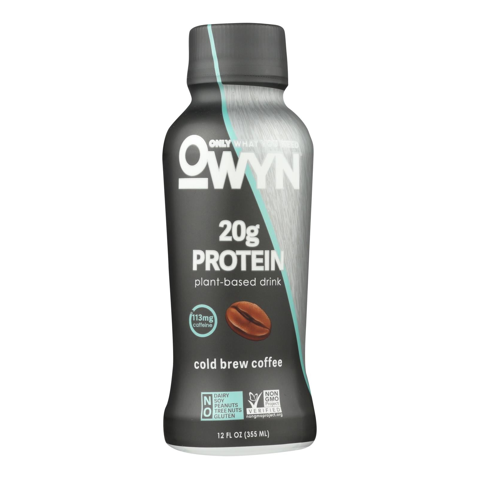 Lo que necesitas: Batido de proteína vegetal y café frío (355 ml) - Paquete de 12 