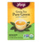 Té verde puro orgánico Yogi Tea, paquete de 6, 16 bolsitas de té cada una